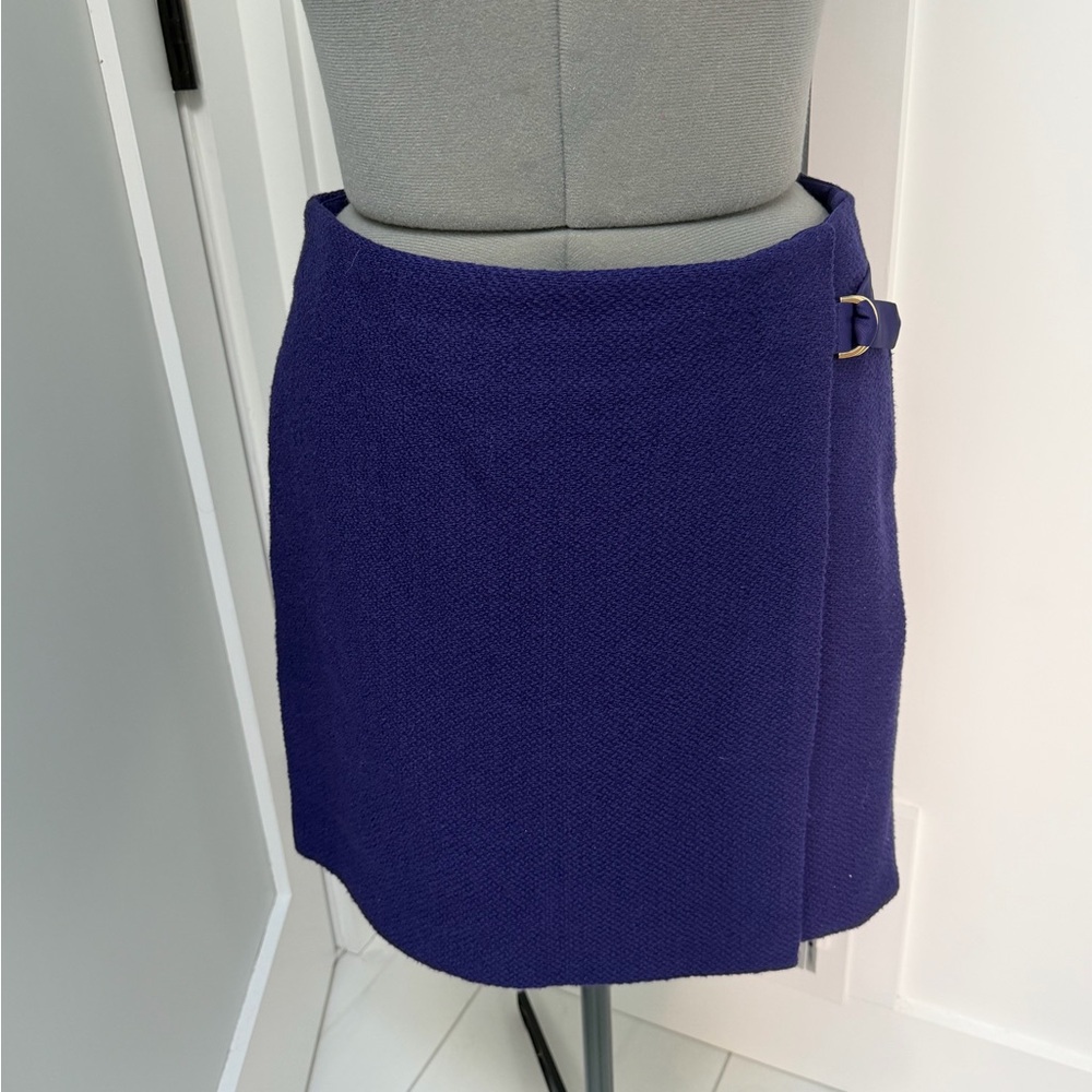 Ann Taylor Deep Purple Mini Skirt 10
